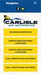 Mobile Screenshot of carlisleautoair.com