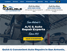 Tablet Screenshot of carlisleautoair.com